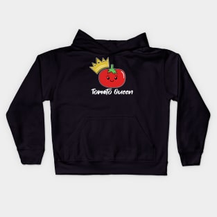 Tomato Queen Kawaii Tomato Kids Hoodie